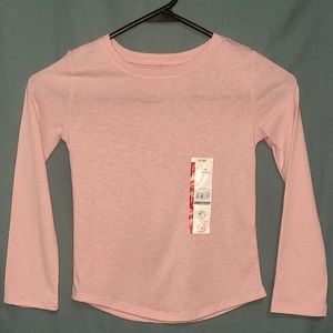 NWT - Girl's Size XS (4-5), Wonder Nation, Pink Long Sleeved Tee